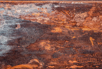 Vintage wood background texture. Natural rustic brown wooden wall or floor. Old wood plank pattern with artistic style and colors.