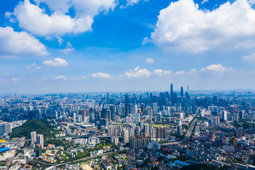 Obraz premium overlooking city of Guangzhou in China