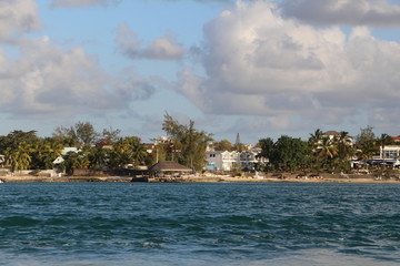 view of tropical island