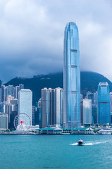 Victoria harbor view in Hong Kong China