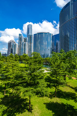 Obraz premium downtown of city in Guangzhou China