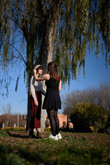 girls couple lesbian