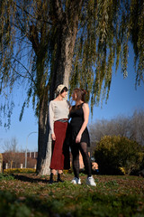girls couple lesbian