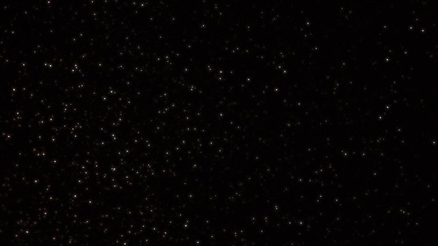 Abstract background. Stars in the night sky animation