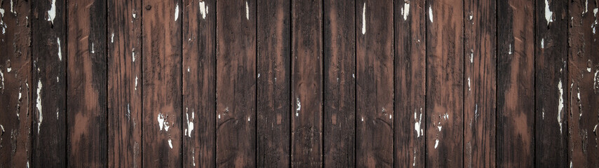 old brown rustic dark brown wooden texture - wood background panorama banner long	