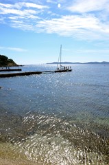 pontile sul mare