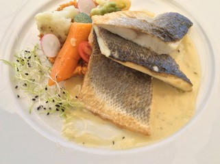 fish with vegetables