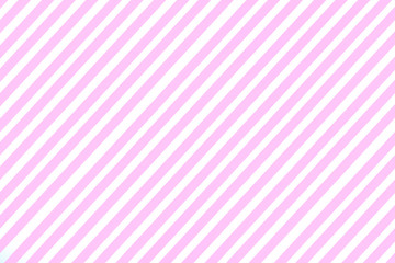 Background of pink and white diagonal lines.