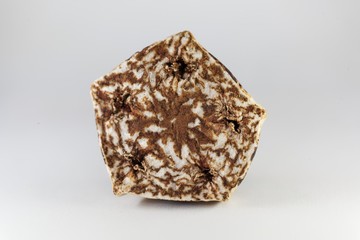 Slice of a dried Mehogni fruit