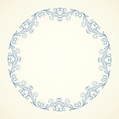 Vignette. Vector drawing