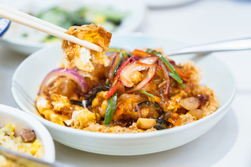 Traditional Cantonese Food, Five Willow Fried Eggs