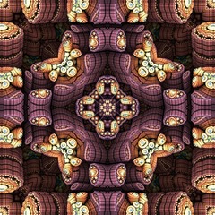 3D render plastic background tile