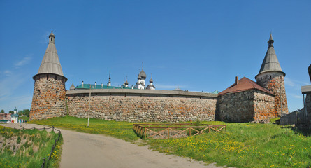 The Solovetsky Monastery -  fortified monastery located on the Solovetsky Islands in the White Sea...