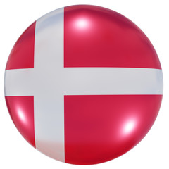Denmark national flag button
