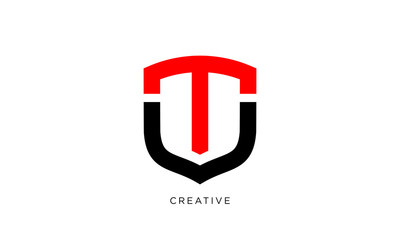 TU OR TV logo design icon vector symbol