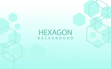 Hexagons Abstract Background With Geometric Shapes. Science, Technology and Medical Concept. Futuristic Background In Science Style. Graphic Hex Background For Your  Design. Vector Illustration