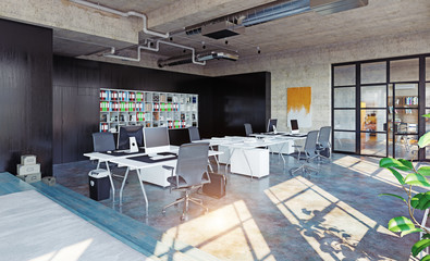 modern office interior,