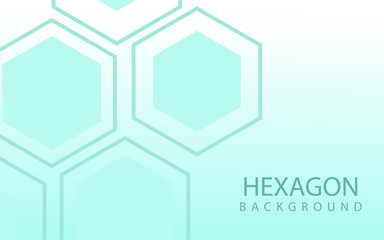 Hexagons Abstract Background With Geometric Shapes. Science, Technology and Medical Concept. Futuristic Background In Science Style. Graphic Hex Background For Your  Design. Vector Illustration