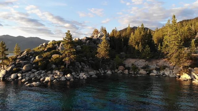  Lake Tahoe beautiful blue water at 120fps beach and tourists