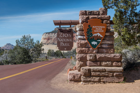 East Entrance to Zion National Park