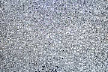 shiny straight square metal fabric with round sequins