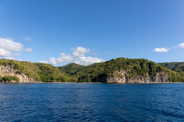 Saint Lucia, West Indies - Small caribbean beach on the southwestern coast