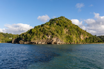 Fototapeta na wymiar Saint Lucia, West Indies - Roseau bay, near Marigot bay