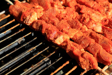 Chinese traditional food mutton string