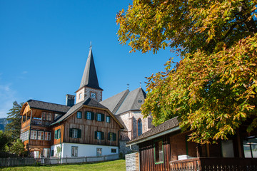 Beautiful church at Altaussee-Steiermark-Austria, Salzkammergut