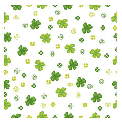 St Patrick's Day pattern seamless vector. For cards, tags, textiles, wallpapers, gift wrapping paper.