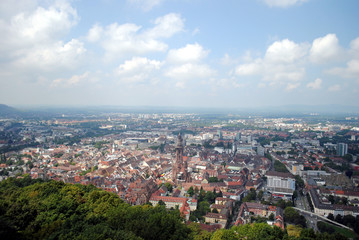 Fototapeta na wymiar View of Freiburg, Germany.