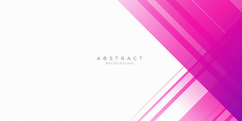 Obraz premium Modern pink purple abstract background with lines and square shape gradation color. Suit for presentation design and much more.