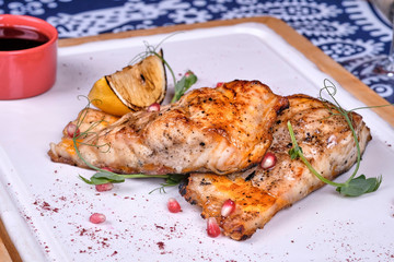 fish on grill 