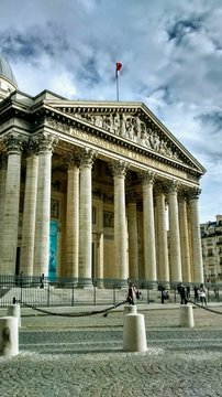 view of the patheon of the city of paris