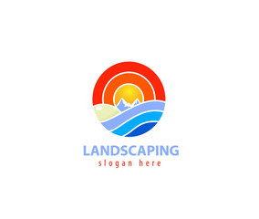 Landscaping logo design