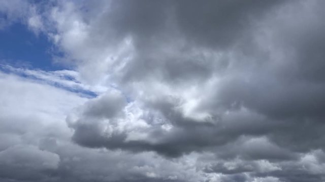 Timelapse Dramatic Stormy Clouds