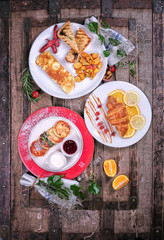 food on the table