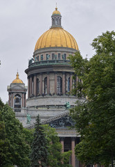 Fototapeta na wymiar A walk in St. Petersburg, Russia.