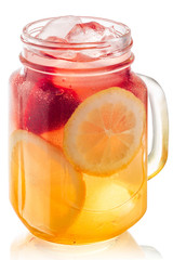 Strawberry lemonade jar, paths