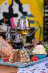 food on table