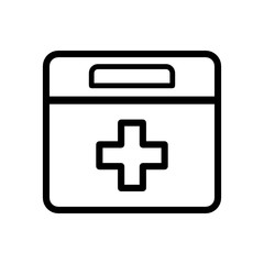 Obraz premium apteczka ikona