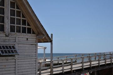 roof of an old beach house