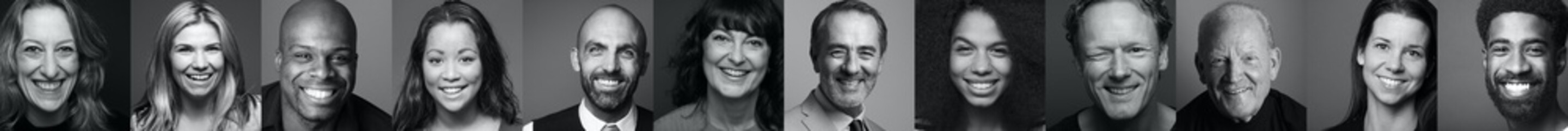 Portraits of different people