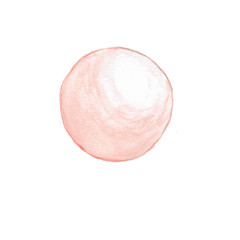 Pink beige ball and pearl