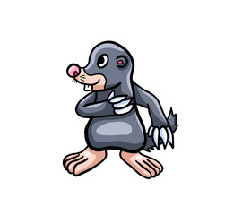 Adorable Stylized Mole