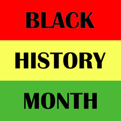 Black History Month Template Design