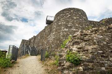 the Medieval castle of Berceto town, Province of Parma, Emilia-Romagna, Italy