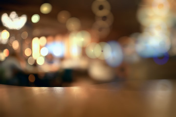 blurred background in restaurant interior / serving and details in blurred bokeh background, concept catering, restaurant modern