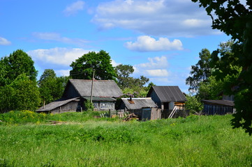 old house in the village