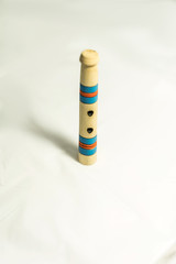 musical instrument - pipe on white background
